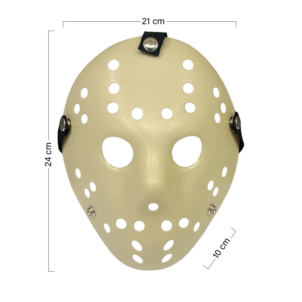 Máscara Asesino Jason Halloween Hockey Disfraz OF-1375