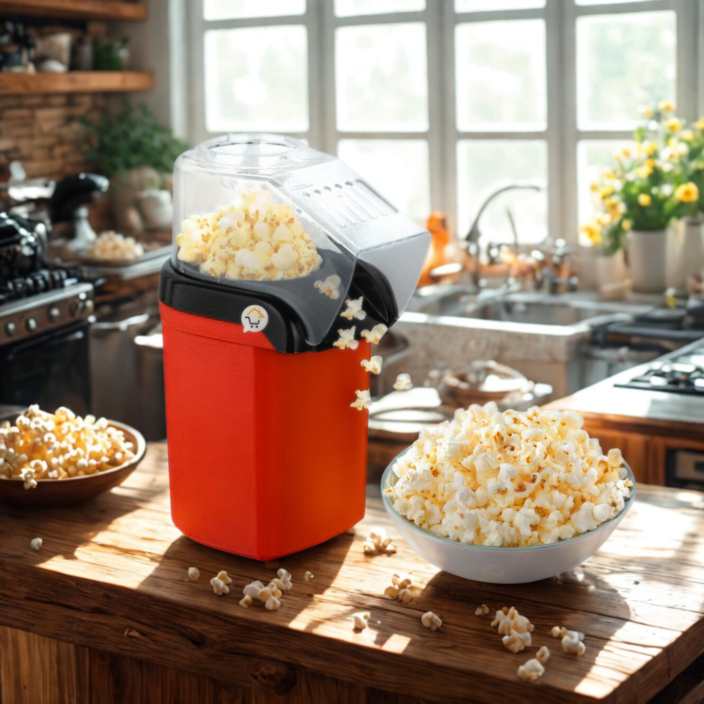 Crispetera Máquina Palomitas de Maíz Sin Aceite MP1200