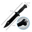 Cuchillo Táctico Camping Supervivencia Pesca + Estuche Rambo