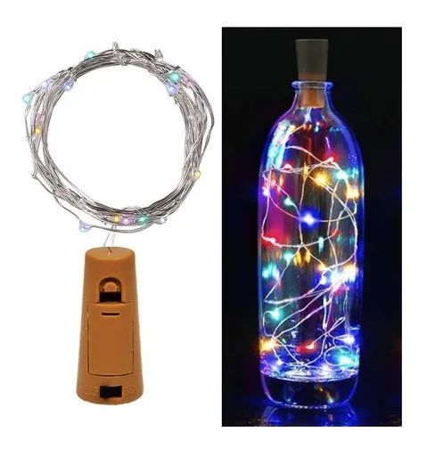 Luz Micro LED Tipo Corcho 3 Metros Decoración Hogar Eventos E30L-DC/C