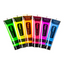 Pintura Neón X6 Tubos 14ml Maquillaje Rostro Y Cuerpo Fiestas Halloween KL1027-11