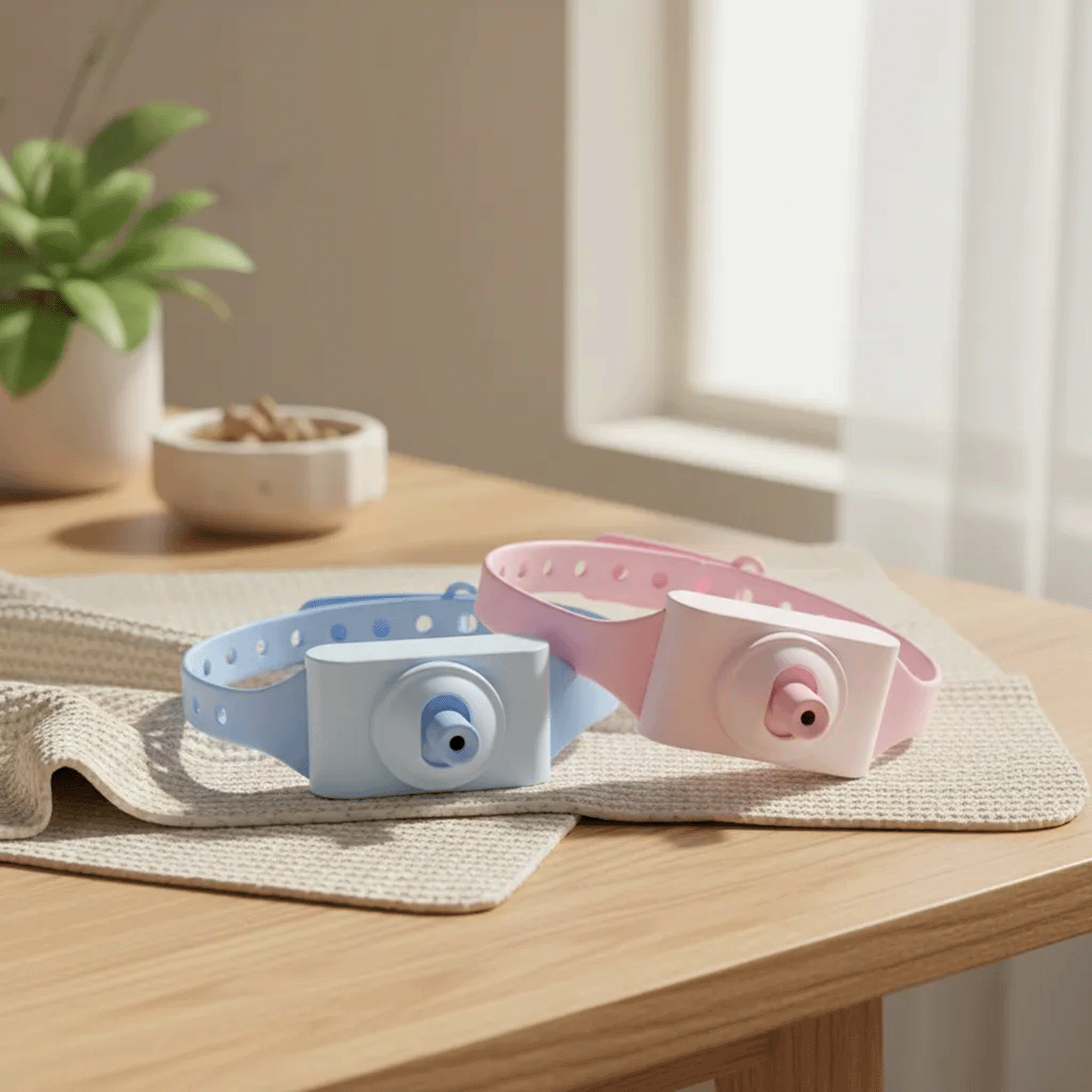 Collar Juguete Láser Automático para Gatos Ajustable Entretenimiento 490-231