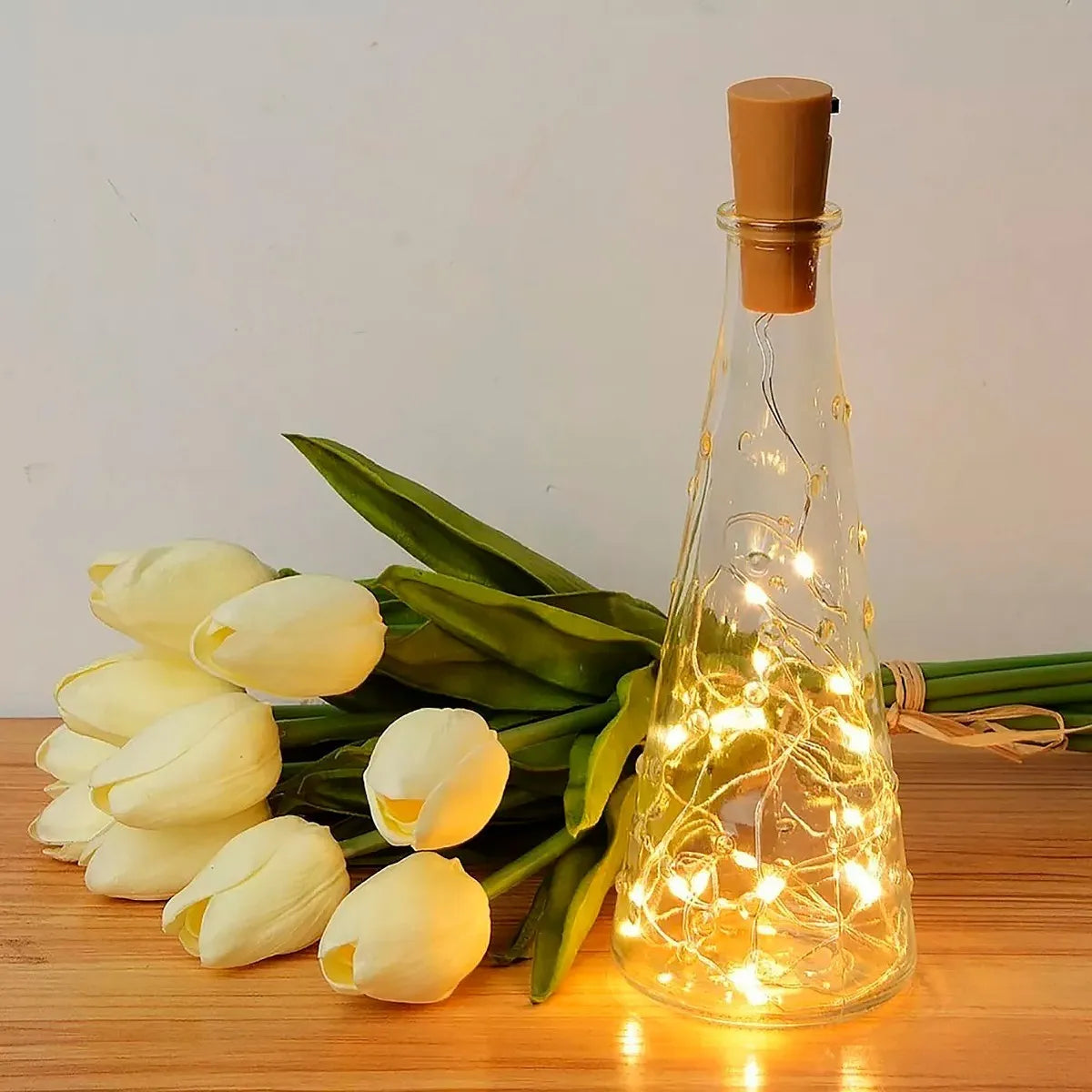 Luz Micro LED Tipo Corcho 3 Metros Decoración Hogar Eventos E30L-DC/C