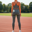 Conjunto Deportivo Mujer Leggings + Crop Top Push Up Gym Yoga Casual CDL01