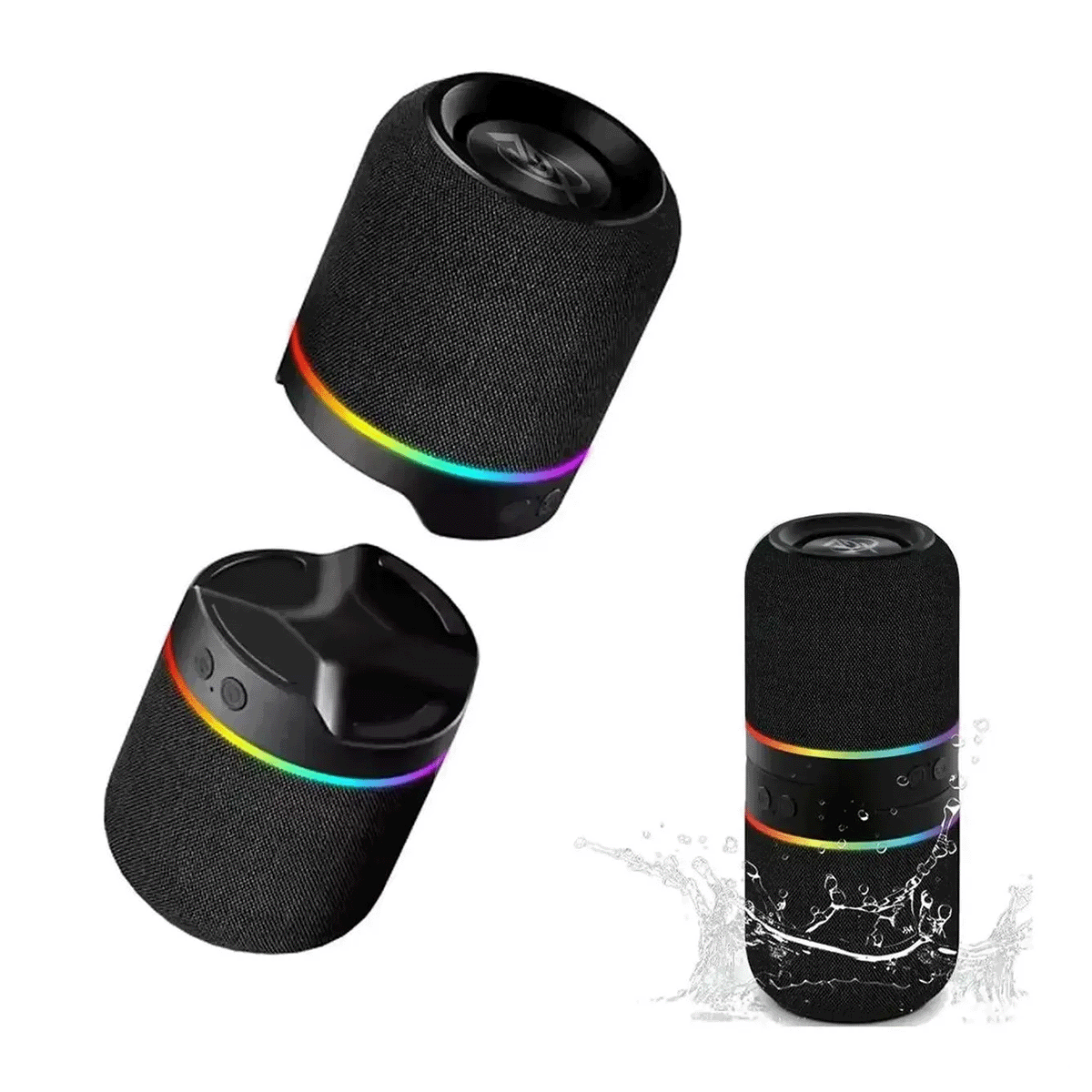 Parlante Bluetooth Magnético 2 en 1 TWS RGB HiFi Recargable M25