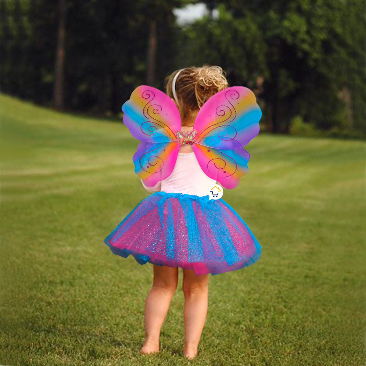 Disfraz de mariposa discount para niña con tutu