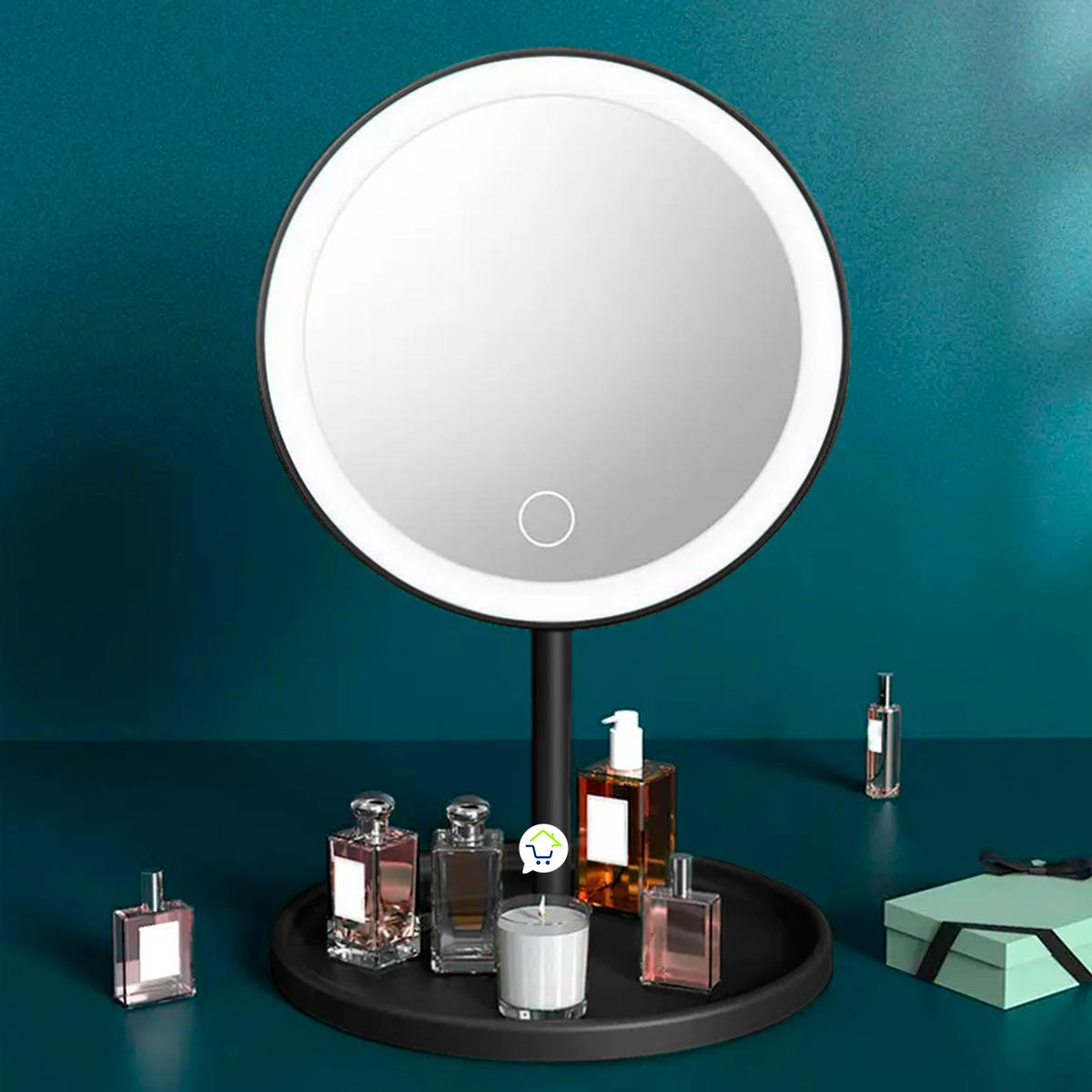 Espejo LED Tocador Pantalla Táctil Recargable GMESP252