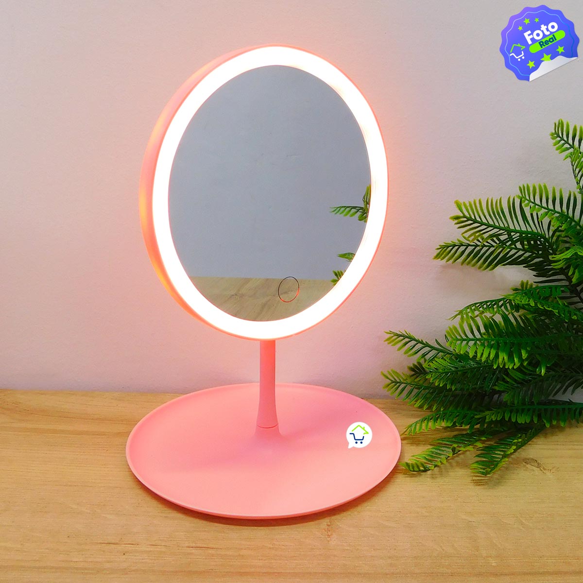 Espejo LED Tocador Pantalla Táctil Recargable GMESP252