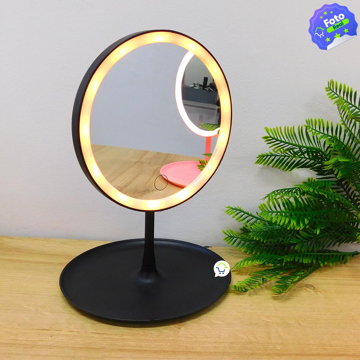 Espejo LED Tocador Pantalla Táctil Recargable GMESP252