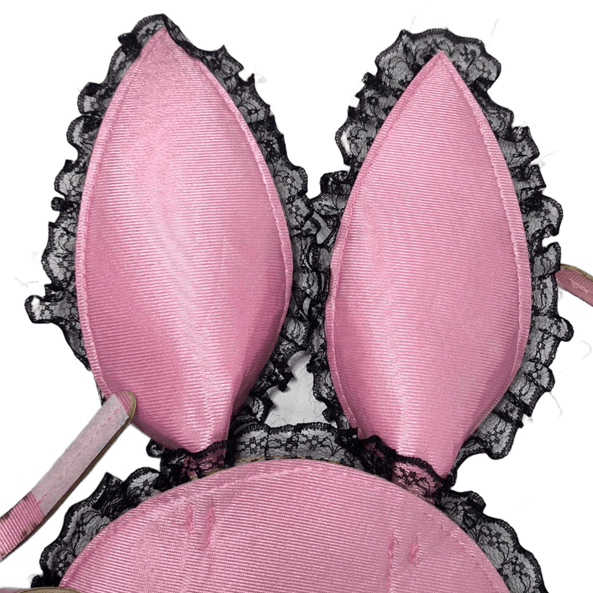 Kit Conejita Rosa Disfraz Sexy con Encaje Halloween MA-103