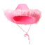 Sombrero Vaquero Rosa LED Princesa Brillante MA-112