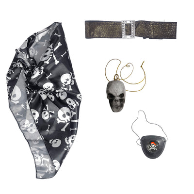 Kit Pirata Clásico Pañoleta Halloween Fiestas Temáticas KL1027-51