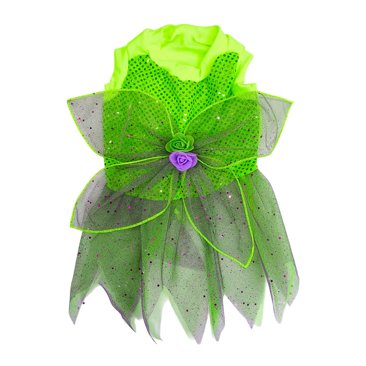 Disfraz Para Mascotas Hada Verde Halloween DMHV-01