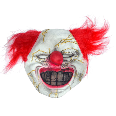 Máscara Látex Payaso Asesino Terror Cara Rota Halloween Disfraz Cosplay Látex MA-85