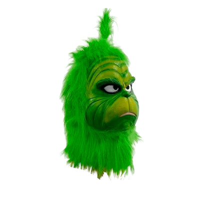 Máscara del Grinch Realista Látex Navidad Cosplay Halloween AT287-G
