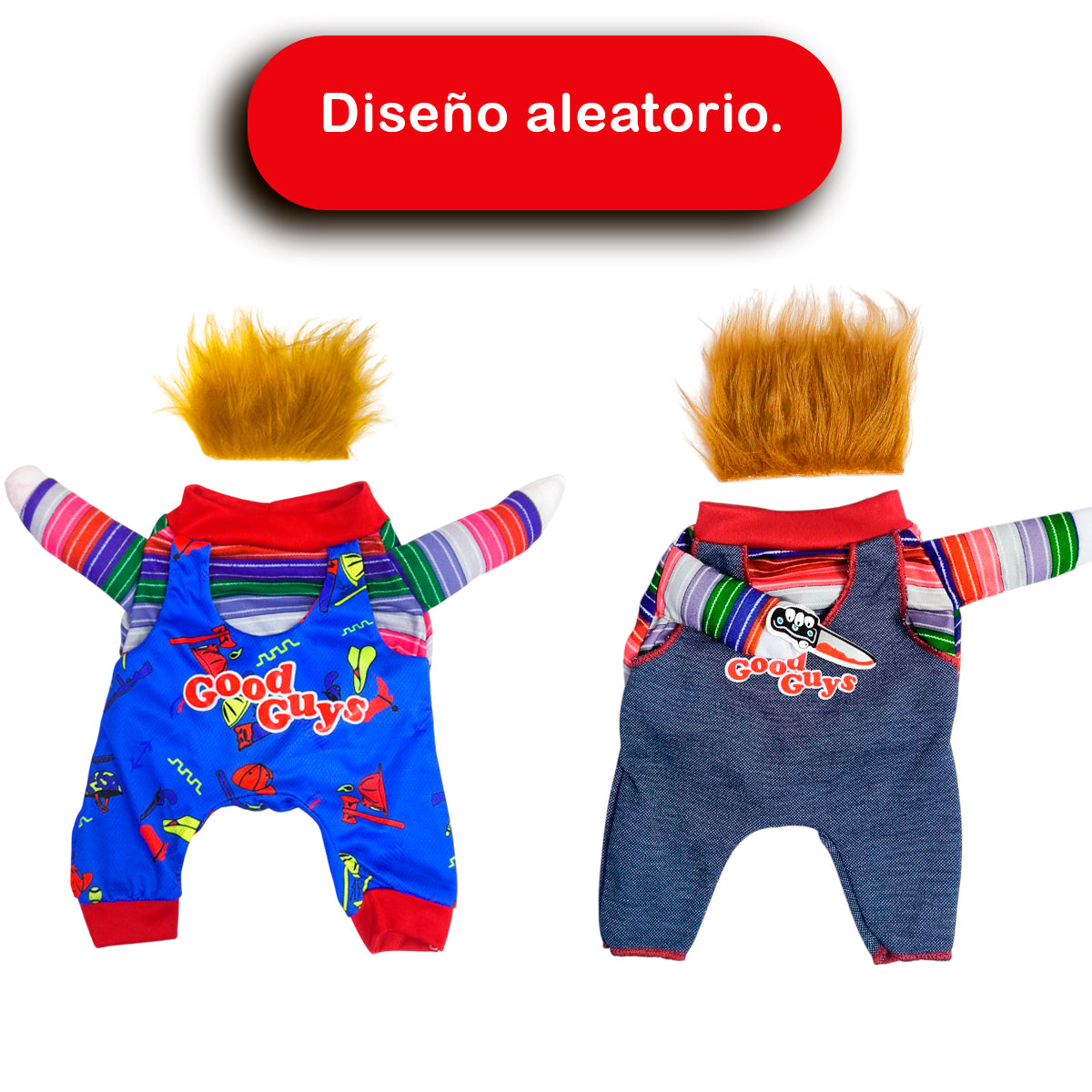 Disfraz De Chuky Para Perro Gato Mascotas de Chucky Halloween TV51