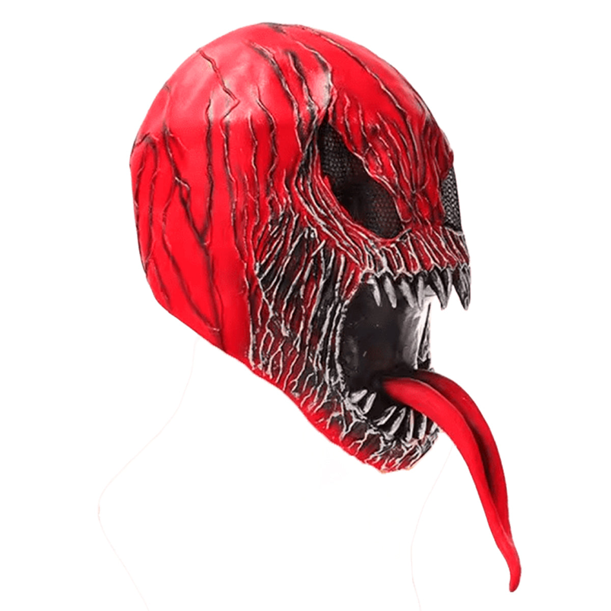 Máscara de Carnage Marvel Látex Venom Rojo Realista Halloween MA-88