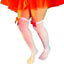 Medias Largas Blancas con Moño Rojo Disfraz Fiesta Halloween WW1012-5