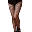 Panty Media Negras Animal Print Sexy WW1012-10