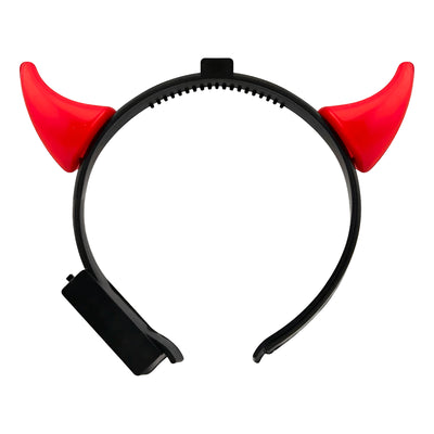 Diadema Diablita LED X3 Cuernos Rojos Luminosos KL-1027-5