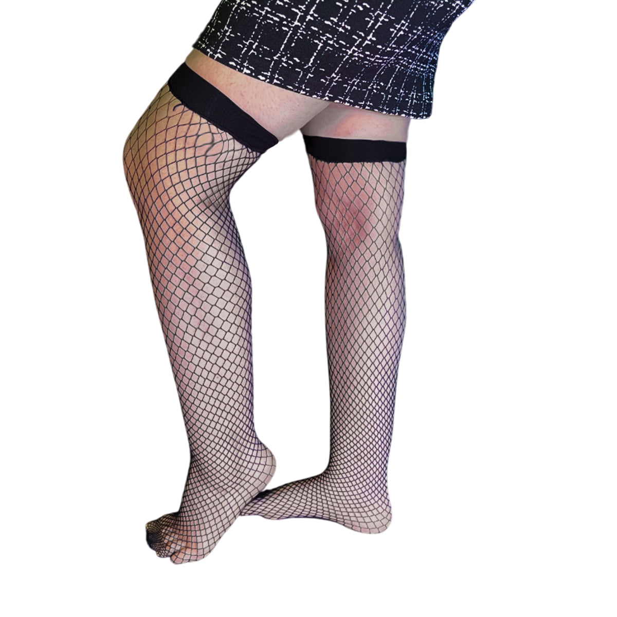 Medias de Red Negras Fishnet Ligera Sexy Mujer WW1012-14