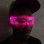 Gafas LED Luminosas Futuristas Luz de 7 Colores Para Fiesta OF-1455