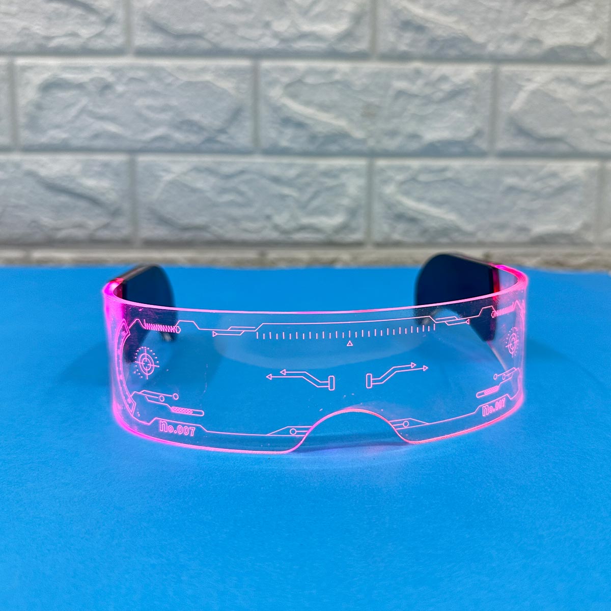 Gafas LED Luminosas Futuristas Luz de 7 Colores Para Fiesta OF-1455