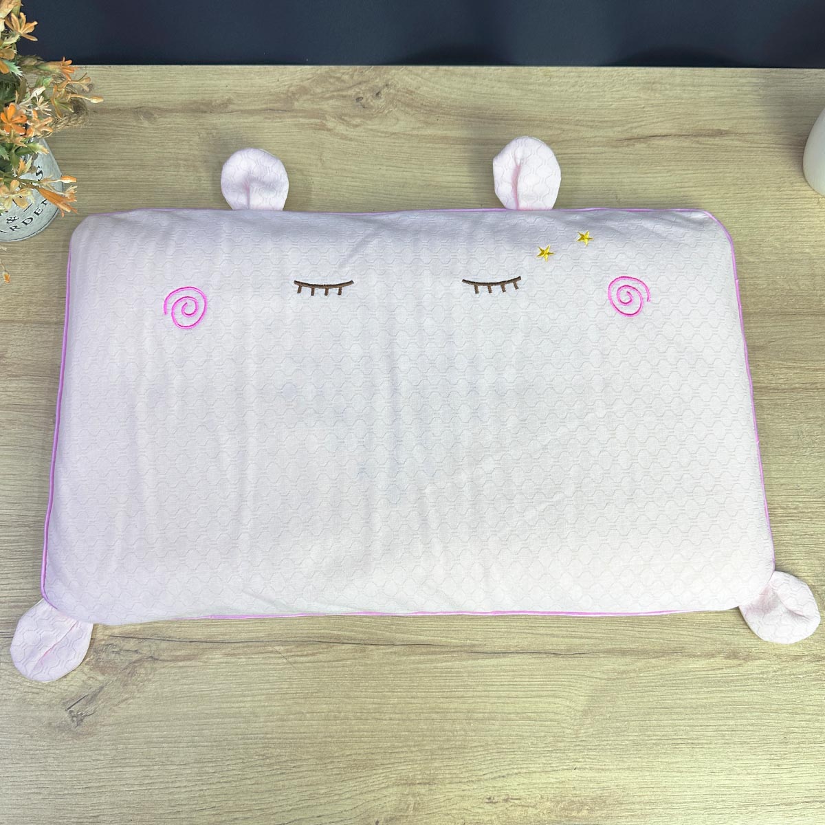 Almohada Infantil Espuma Adaptable Ventilación Diseño Ergonómico A2403-346