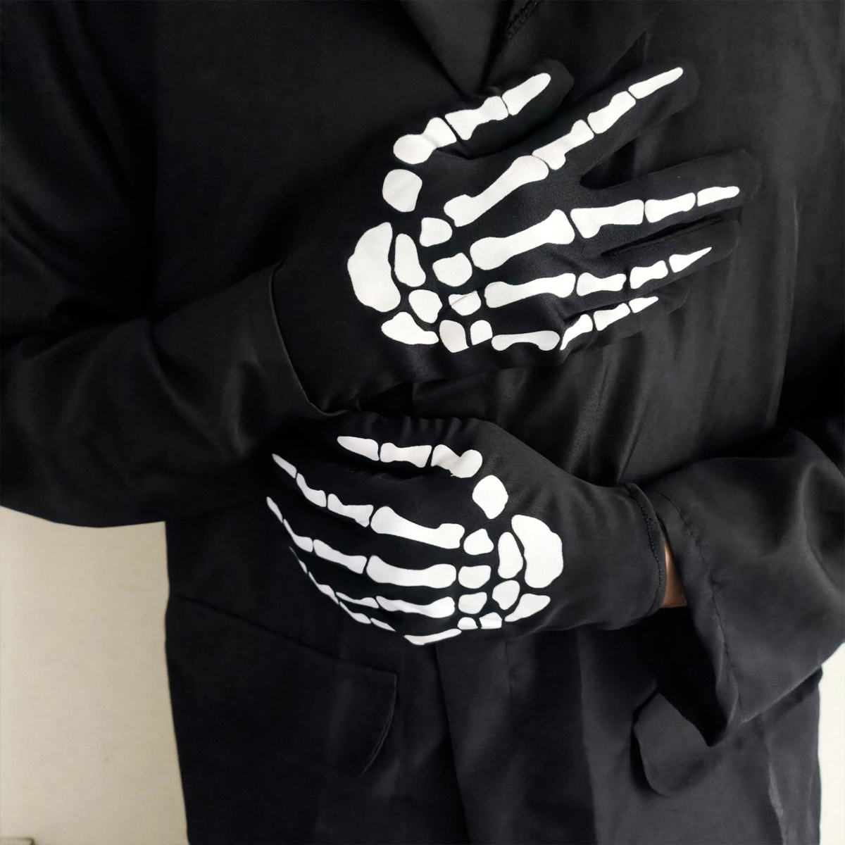 Guantes De Esqueleto Halloween Disfraz Huesos Unisex MA-59