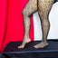 Panty Media Negras Animal Print Sexy WW1012-10