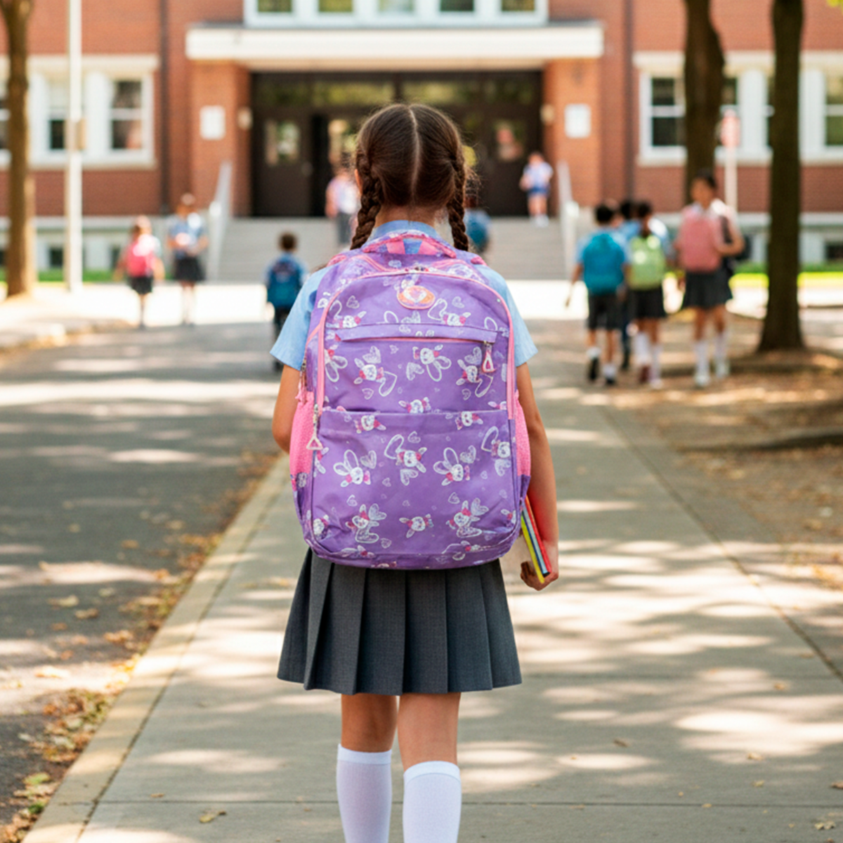 Morral Escolar Conejitos Mochila Infantil Bolso MANA-0053