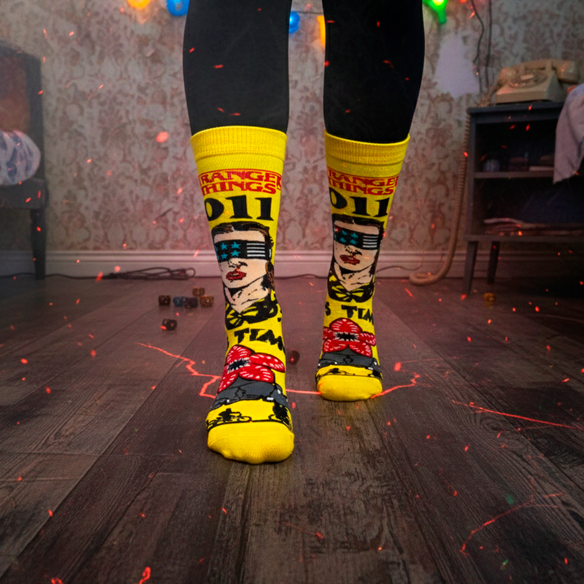 Medias Stranger Things Unisex Estilo Retro Series MSTRT01