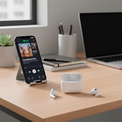 Audífonos Inalámbricos Tipo AirPods 3ª Generación AAA con Estuche de Carga AIR3