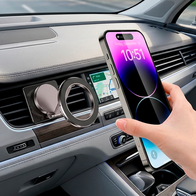Soporte Magnético Giratorio 360° para Celular Universal Carro A-1150