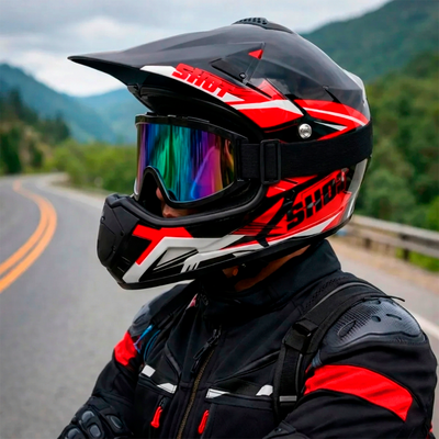 Gafas Motocross Anti Fluido Ajustables Antiparras 2058