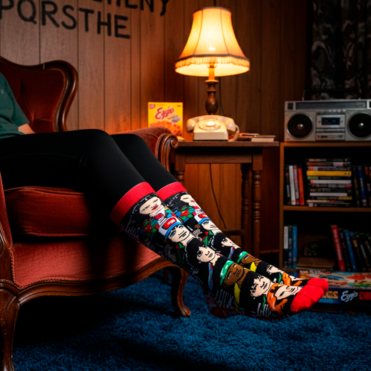 Medias Stranger Things Unisex Estilo Retro Series MSTRT01