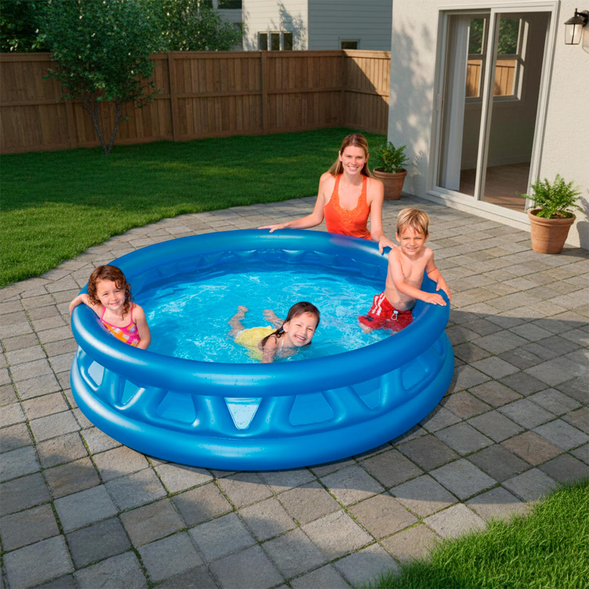 Piscina Inflable Bordes Suaves 180x46cm Redonda Infantil 58431