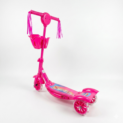 Patineta Scooter Canasta Monopatín Con Luces Y Sonidos MP01-JJL