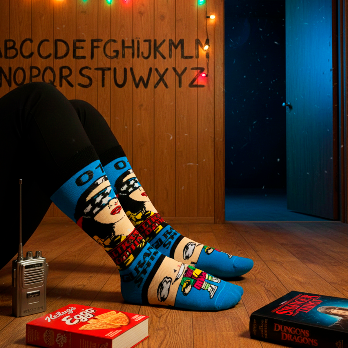 Medias Stranger Things Unisex Estilo Retro Series MSTRT01