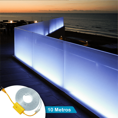 Manguera LED 10 Metros Flexible Tira Lumínica Impermeable Navidad 2835-W