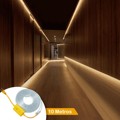 Manguera LED 10 Metros Flexible Tira Lumínica Impermeable Navidad 2835-W