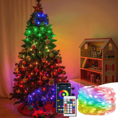 Luz LED Lineal Inteligente RGB 10 Metros Bluetooth App Control Remoto 1619