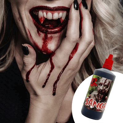 Sangre Falsa Artificial Comestible Sabor Chocolate 150Ml Disfraz Halloween JP01