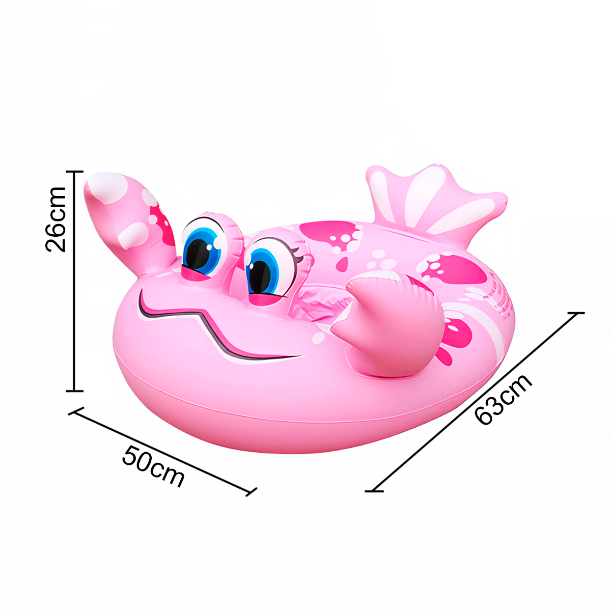 Flotador Cangrejo Inflable Salvavidas Infantil Piscina Pool HEA2204-140