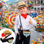 Traje Típico Niño Disfraz Feria Flores X6 Piezas Et000018