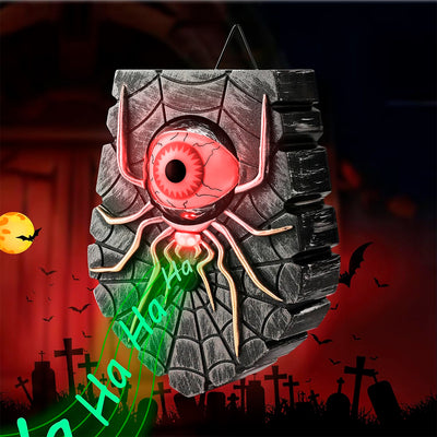 Timbre De Puerta Halloween Ojo Animado Con Sonido Espeluznante QG1899-3
