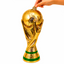Alcancía Trofeo Copa del Mundo Dorada Grande Decoración Fútbol FTAL01