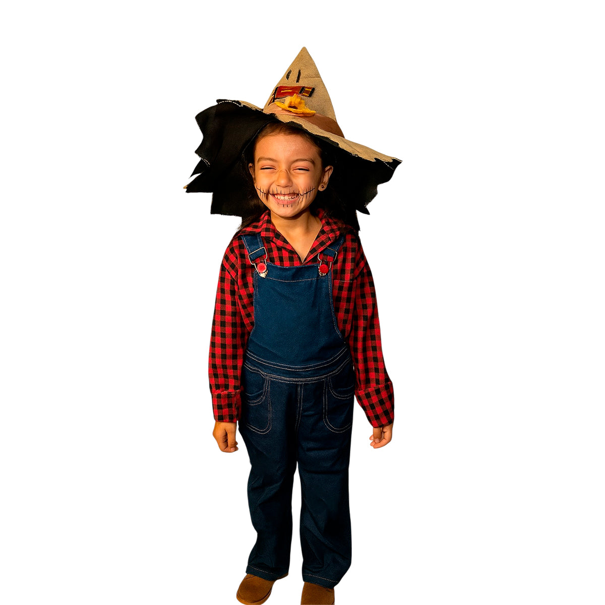 Disfraz de Granjero para Niño y Adulto Espantapájaros Halloween DSGRAN