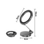 Soporte Magnético Giratorio 360° para Celular Universal Carro A-1150