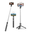 Selfie Stick Trípode Luz LED Recargable Monopod Fotografía R1S-L